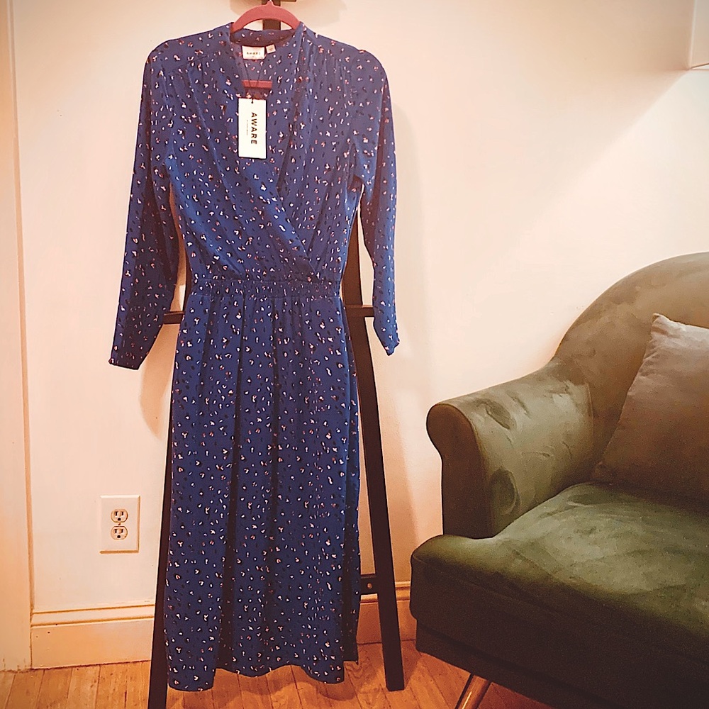 NWT Cross-Neck Midi-dress from AWARE by Vero Moda